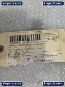 Federal Pacific 2701-0244 Metallic Rectifier – actual item, photo 2 of 5