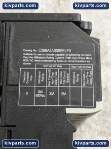 Eaton C396A2A008SELF0 Motor Protection Overload Relay – actual item, photo 6 of 9