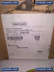 Burndy YGHC26C2 1-2/0 to 6-2 CU GRD TA Lugs – actual item, photo 5 of 7