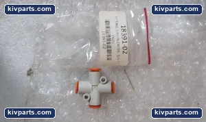 1/4T Union Cross Fitting – actual item, photo 2 of 4