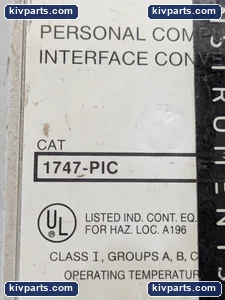 Allen-Bradley 1747-PIC PLC Module – actual item, photo 5 of 6