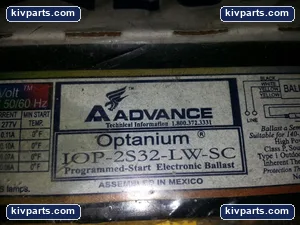 Advance IOP-2S32-LW-SC Optanium Electronic Ballast – actual item, photo 2 of 5