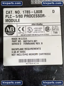 Allen-Bradley 1785-L80B Processor Module – actual item, photo 2 of 8