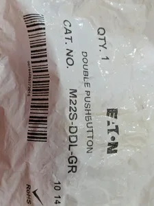 Eaton M22S-DDL-GR Double Pushbutton