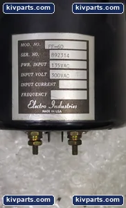 Clectro Imdustries FF-60 LED Panel Frequency Meter – actual item, photo 2 of 3