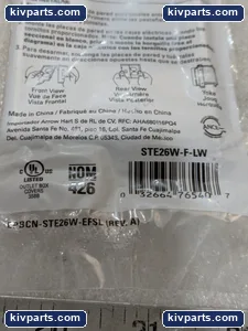 Eaton STE26W Screwless Wall Plate Cover – actual item, photo 5 of 6