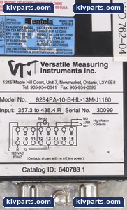 Versatile Measuring Instruments 9284PA-10-B-HL-13M-J1160 Temp Indicator – actual item, photo 2 of 4