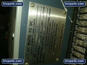 General Electric 50-4701-22AWAA1 AC Watts to DC Transducer – actual item, photo 2 of 5