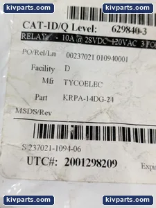 Tyco KRPA-14DG-24 Relay – actual item, photo 7 of 8