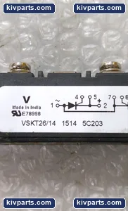 Vishay VSKT26/14 Dual Thyristor SCR Power Module – actual item, photo 4 of 4