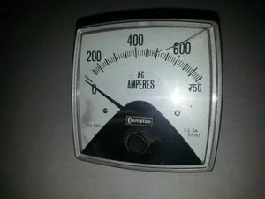 Crompton 016-020 ES5A AC Amperes Panel Meter