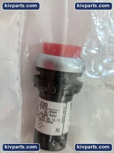 Eaton C22-DRLH-R-K01-230 Red Pushbutton – actual item, photo 3 of 4