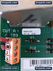 Fischer Porter 686B617U01 Board Industrial Control Module – actual item, photo 3 of 4