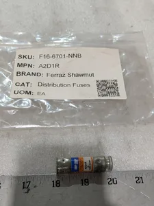 Mersen A2D1R Amp-Trap Dual Element Fuse
