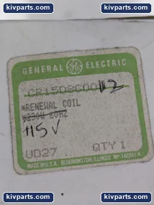 General Electric CR15D8C0012 Renewal Contactor Starter – actual item, photo 2 of 4