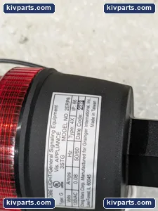 Grainger 2ERP6 Mars Red Strobe Warning Light – actual item, photo 9 of 17