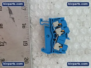 Phoenix Contact 3211906 BU Feed-Through Terminal Block – actual item, photo 2 of 6