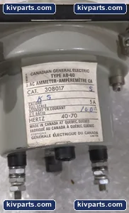 Canadian General Electric 308017 AB-40 AC Ammeter Panel Meter – actual item, photo 4 of 4