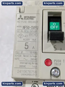 Mitsubishi NF50-SVFU Molded Case Circuit Breaker – actual item, photo 2 of 6
