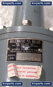 Nullmatic B/M39-719KE M/F Pneumatic Relay – actual item, photo 2 of 4