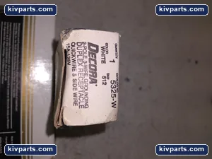 Leviton 5325-W Decora Duplex Receptacle – actual item, photo 2 of 3