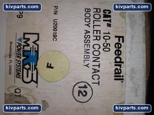 U20019C Feedrail 10-50 Roller Contact – actual item, photo 5 of 6
