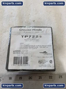 Crouse-Hinds TP722 Two Gang – actual item, photo 7 of 8