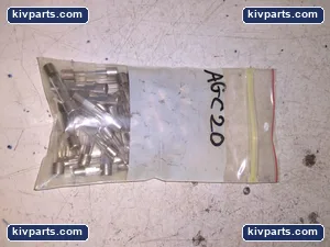 Bussmann AGC-20 Acting Glass Fuse – actual item, photo 2 of 3