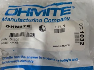 Ohmite Black Cylindrical Potentiometer