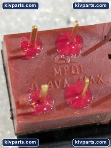 C&k MP01 Push Button Switch Red PCB – actual item, photo 4 of 6