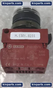 VDE 5-DC13 GE CEMA Illuminated Pushbutton – actual item, photo 2 of 5
