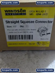L42-1 Cast Straight Squeeze Connector – actual item, photo 2 of 9