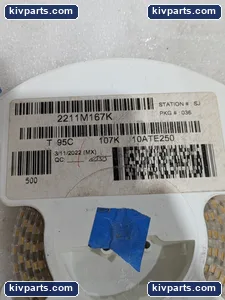 Kemet T495C107K010ATE250 SMD Tantalum Capacitor – actual item, photo 2 of 4