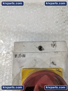 Eaton 3229C27F Switch Red Yellow Handle – actual item, photo 2 of 6