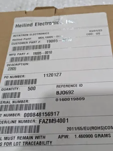 Molex 19005-0010 Female Quick Disconnect