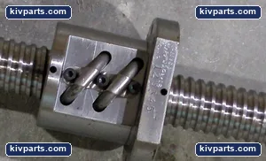 Ball Screw Assembly Flanged Nut External Return Tubes Machined Journal Ends – actual item, photo 2 of 5