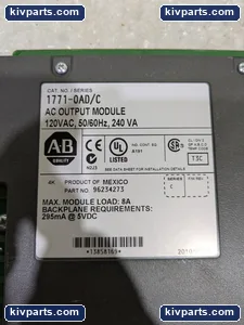 Allen-Bradley 1771-OAD/C AC Output Module – actual item, photo 3 of 9