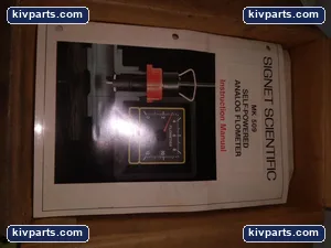 SIGNET SCIENTIFIC MK509 Flow Meter Panel Indicator – actual item, photo 2 of 8