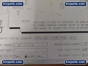 Bently Nevada Monitor Module 3300 Series Rack – actual item, photo 2 of 5