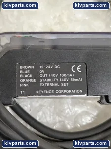 Keyence FS-T1 Fiber Optic Sensor Amplifier – actual item, photo 3 of 4