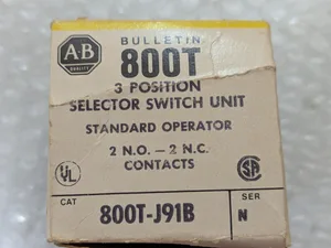 Allen-Bradley 800T-J91B Selector Switch