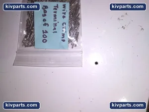 WIRE CRIMP TERMINAL 'BAG OF 100' – actual item, photo 3 of 4