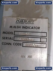 Foxboro M/65H Vertical Scale Indicator – actual item, photo 8 of 8