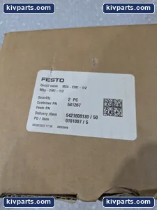 Festo MS6-EM1-1/2 Pneumatic Air Shut-Off Module – actual item, photo 2 of 6