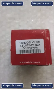 Minerg 1398UCGL-CHEM Winters Pressure Gauge – actual item, photo 2 of 4