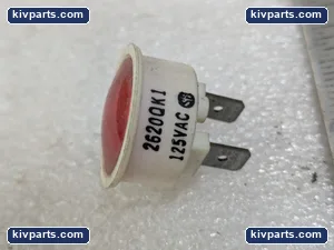 Chicago Miniature 2620QK1 Red Neon Panel Indicator Light – actual item, photo 6 of 10