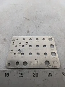 Imperial Wire and Drill Bit Gauge