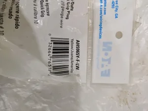Eaton AH5965Y-F-LW Heavy-Duty Quick Grip Plug