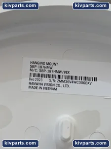 Hanwha Vision SBP-187HMW Camera Hanging Mount Cap Adapter – actual item, photo 4 of 8