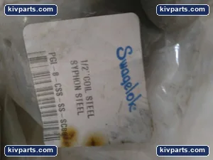 Swagelok PGI-0-CSS-SS-SC00 Coil Steel Syphon Pressure Gauge – actual item, photo 2 of 3